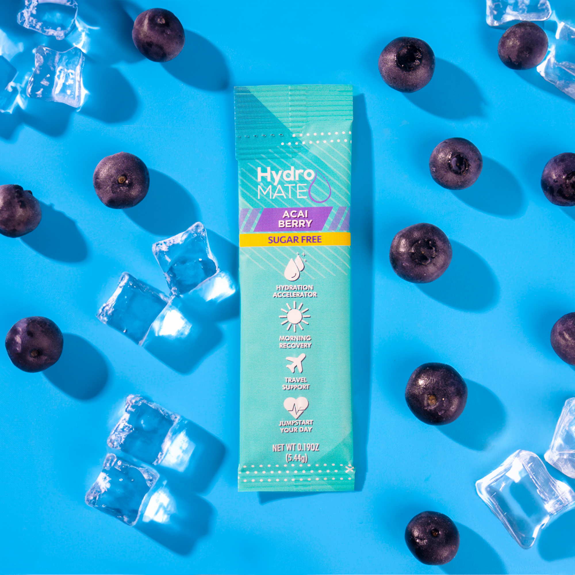 HydroMATE Electrolytes Sugar Free Acai Berry