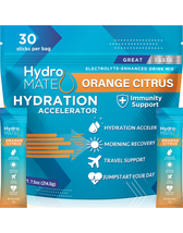 HydroMATE Electrolytes Orange Citrus Powder