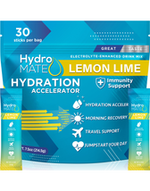 HydroMATE Electrolytes Lemon Lime Powder