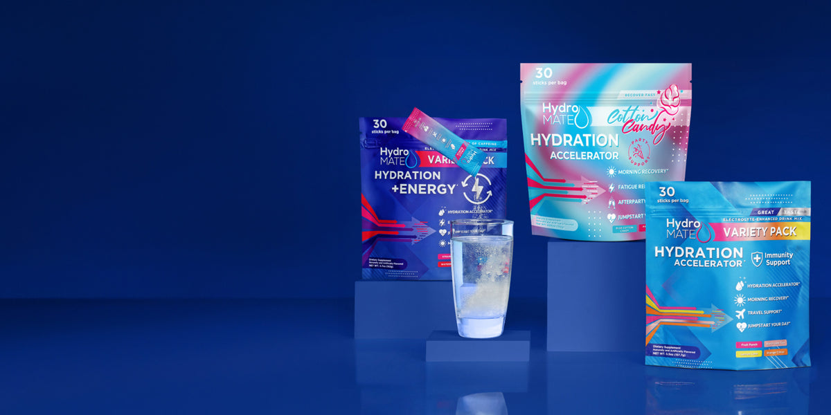 Electrolyte Powder Packets Hydration Accelerator | HydroMATE