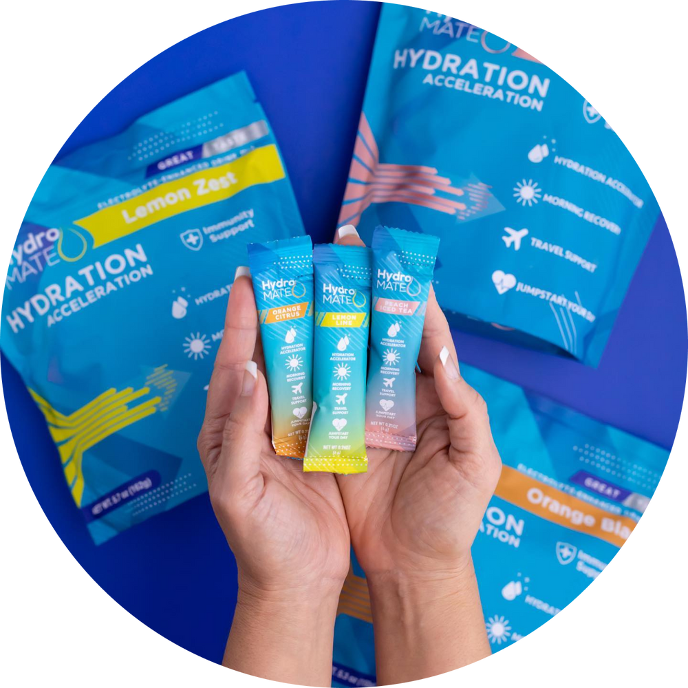 Electrolyte Powder Packets Hydration Accelerator | HydroMATE