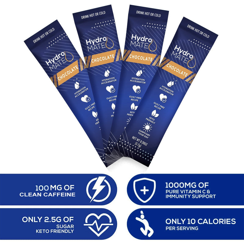 HydroMate Electrolytes Chocolate Powder 16 Sticks
